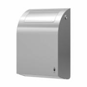 279-stainless DESIGN mini waste bin, 11 l with flap lid